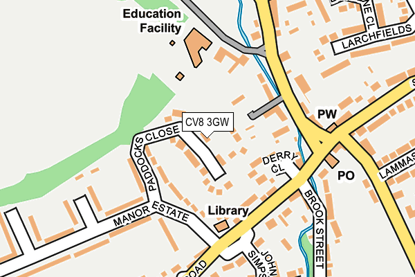 Map of LET'S PARTY RUGBY LTD at local scale