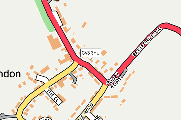 CV8 3HU map - OS OpenMap – Local (Ordnance Survey)