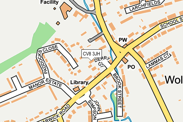 CV8 3JH map - OS OpenMap – Local (Ordnance Survey)