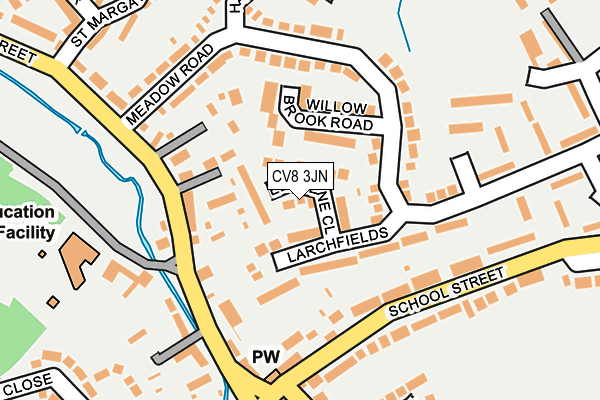 CV8 3JN map - OS OpenMap – Local (Ordnance Survey)