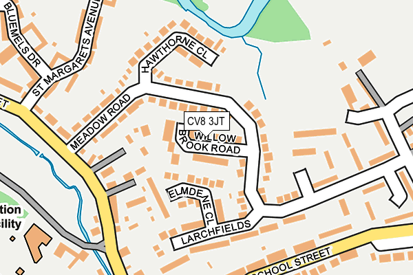 CV8 3JT map - OS OpenMap – Local (Ordnance Survey)
