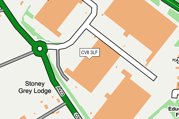 CV8 3LF map - OS OpenMap – Local (Ordnance Survey)