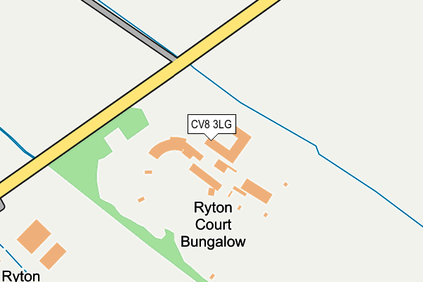 CV8 3LG map - OS OpenMap – Local (Ordnance Survey)