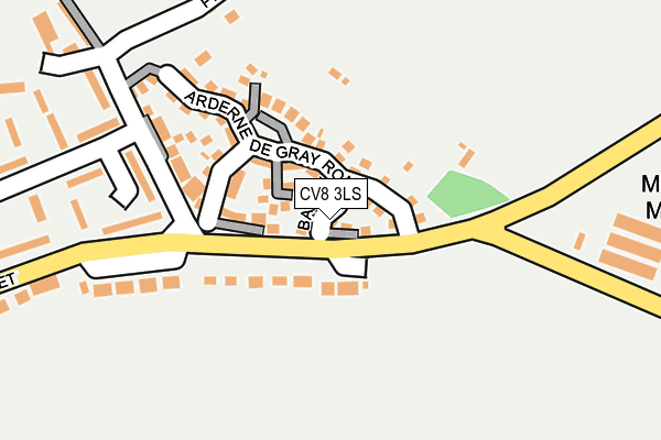 CV8 3LS map - OS OpenMap – Local (Ordnance Survey)