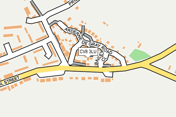 CV8 3LU map - OS OpenMap – Local (Ordnance Survey)