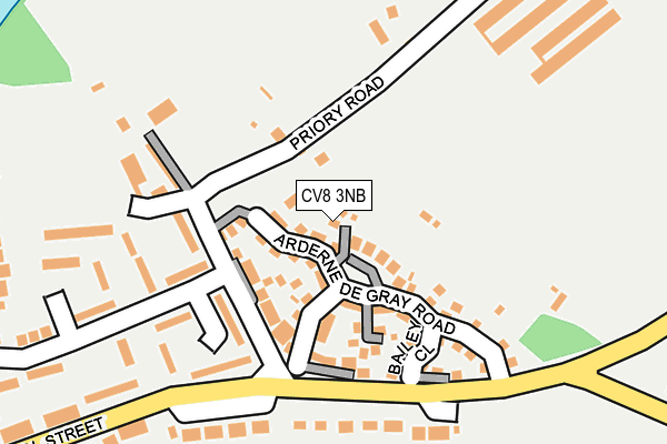 CV8 3NB map - OS OpenMap – Local (Ordnance Survey)
