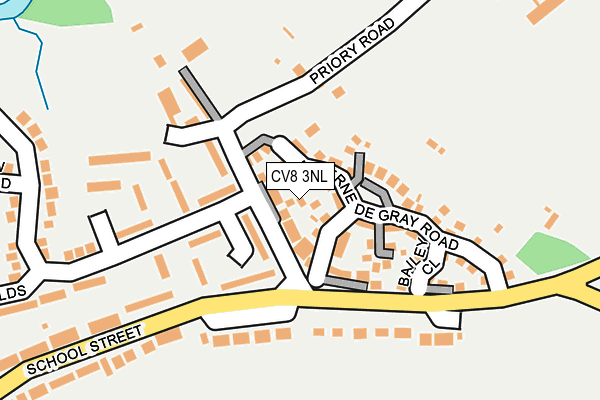 CV8 3NL map - OS OpenMap – Local (Ordnance Survey)