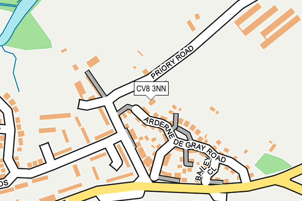 CV8 3NN map - OS OpenMap – Local (Ordnance Survey)