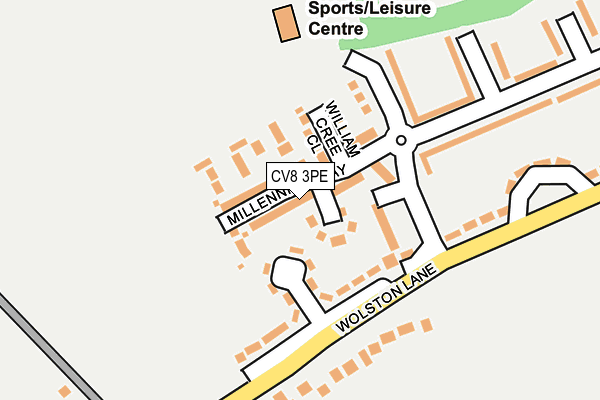 Map of WESTERN PRIME CARE LTD at local scale