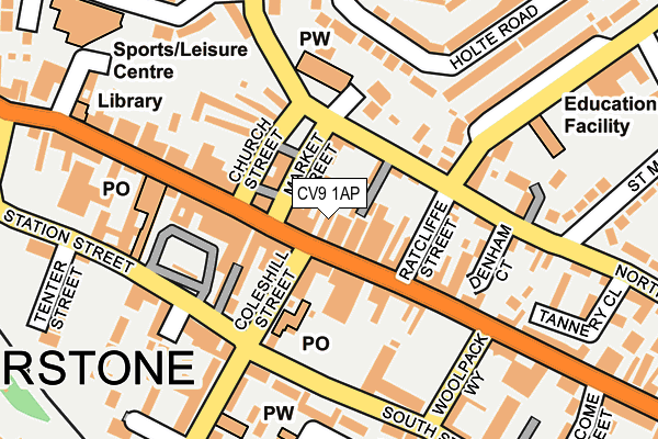 Map of DIAMOND SHINE VALETING SERVICE LTD at local scale