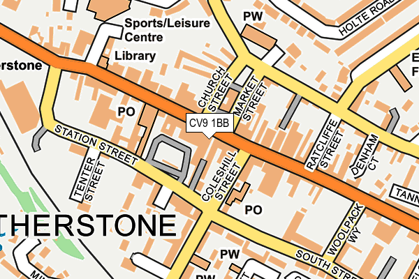 Map of L S CARTER ATHERSTONE LIMITED at local scale