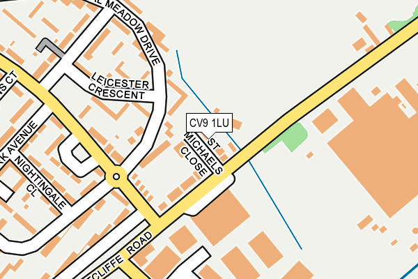 CV9 1LU map - OS OpenMap – Local (Ordnance Survey)
