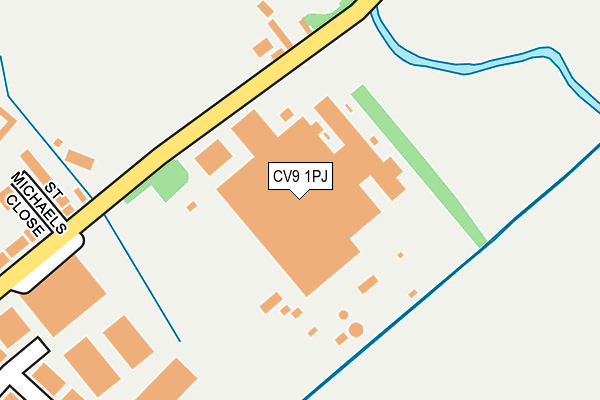 CV9 1PJ map - OS OpenMap – Local (Ordnance Survey)