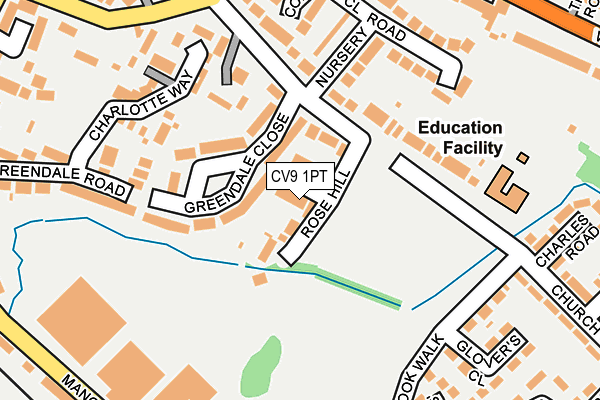 CV9 1PT map - OS OpenMap – Local (Ordnance Survey)