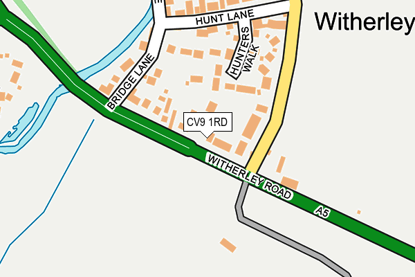 CV9 1RD map - OS OpenMap – Local (Ordnance Survey)