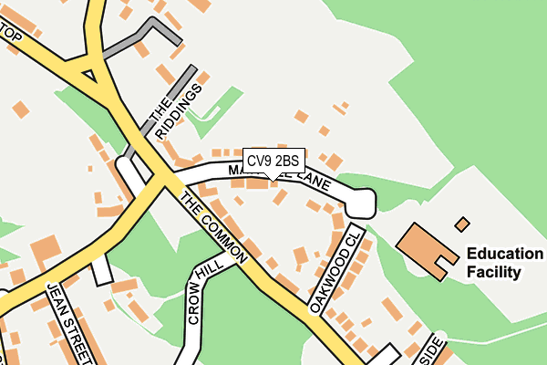 Map of WILSON LANE LTD at local scale