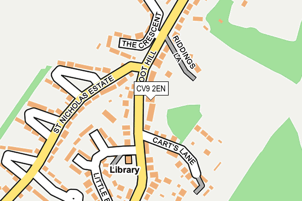 CV9 2EN map - OS OpenMap – Local (Ordnance Survey)