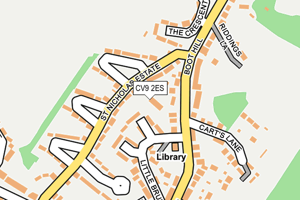 CV9 2ES map - OS OpenMap – Local (Ordnance Survey)