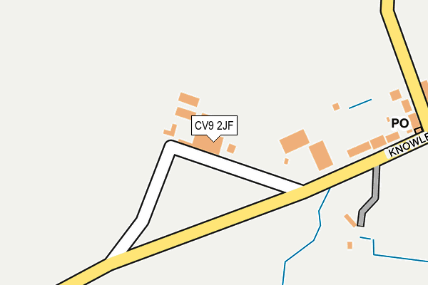 CV9 2JF map - OS OpenMap – Local (Ordnance Survey)