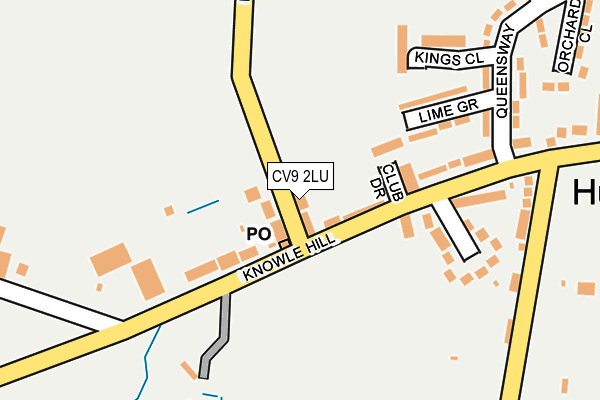 CV9 2LU map - OS OpenMap – Local (Ordnance Survey)