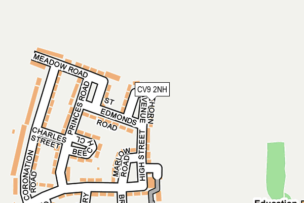 CV9 2NH map - OS OpenMap – Local (Ordnance Survey)