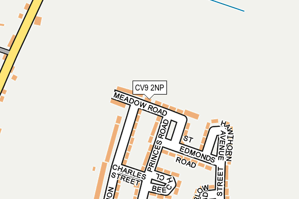 CV9 2NP map - OS OpenMap – Local (Ordnance Survey)