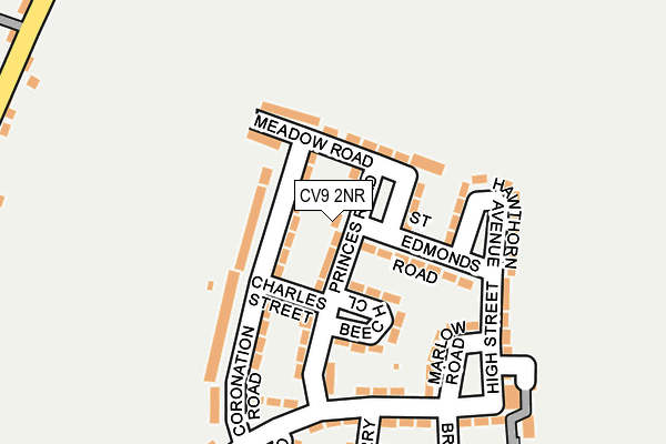 CV9 2NR map - OS OpenMap – Local (Ordnance Survey)