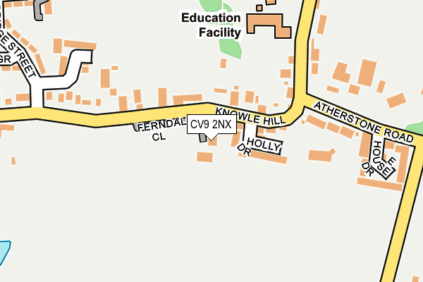 CV9 2NX map - OS OpenMap – Local (Ordnance Survey)