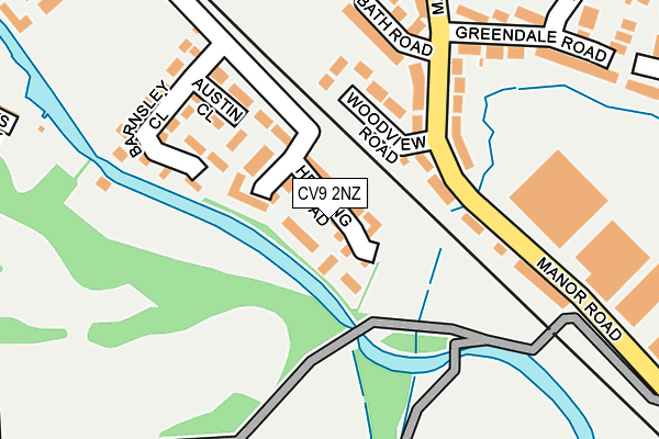 Map of FORDEVANS LTD at local scale