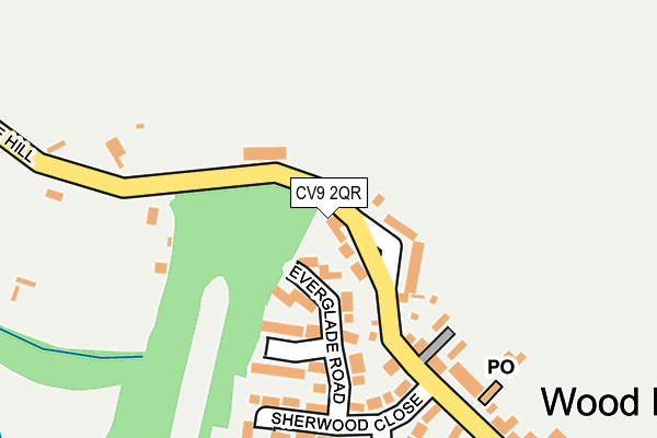 CV9 2QR map - OS OpenMap – Local (Ordnance Survey)