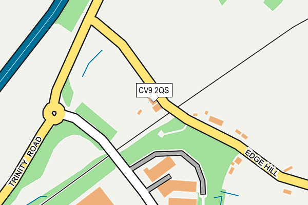 CV9 2QS map - OS OpenMap – Local (Ordnance Survey)