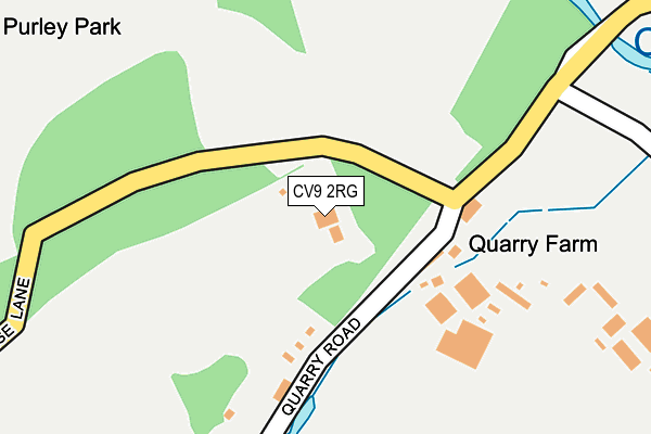 CV9 2RG map - OS OpenMap – Local (Ordnance Survey)