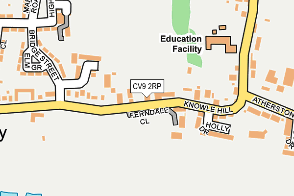 CV9 2RP map - OS OpenMap – Local (Ordnance Survey)