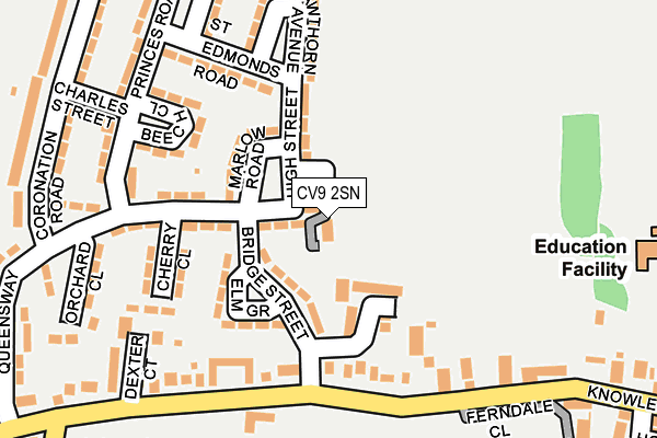 CV9 2SN map - OS OpenMap – Local (Ordnance Survey)