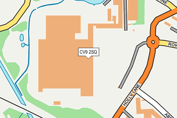 CV9 2SQ map - OS OpenMap – Local (Ordnance Survey)