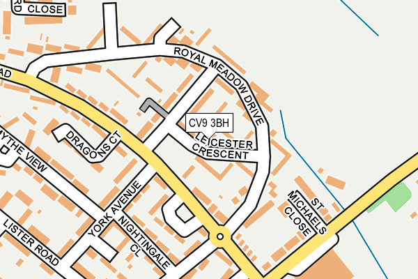 CV9 3BH map - OS OpenMap – Local (Ordnance Survey)