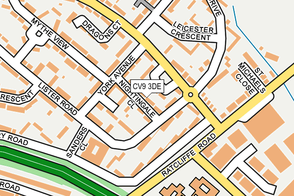 CV9 3DE map - OS OpenMap – Local (Ordnance Survey)