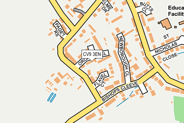 CV9 3EN map - OS OpenMap – Local (Ordnance Survey)