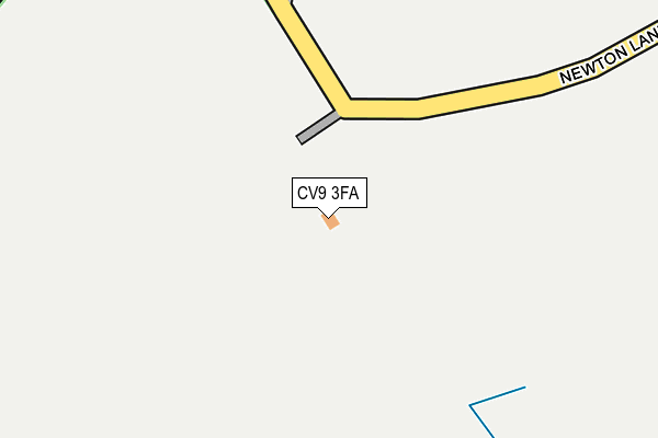 CV9 3FA map - OS OpenMap – Local (Ordnance Survey)