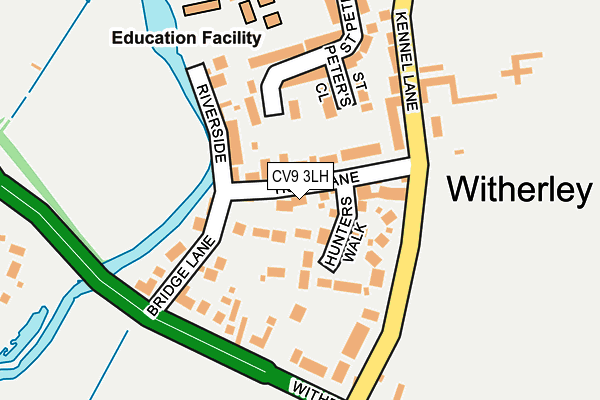 CV9 3LH map - OS OpenMap – Local (Ordnance Survey)