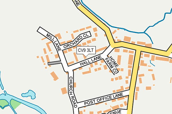 CV9 3LT map - OS OpenMap – Local (Ordnance Survey)