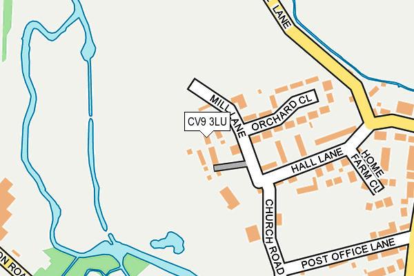 CV9 3LU map - OS OpenMap – Local (Ordnance Survey)