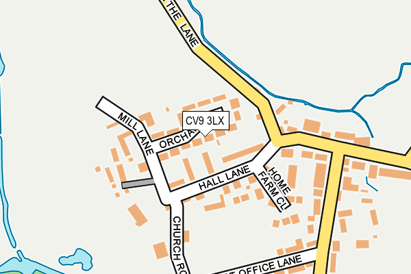CV9 3LX map - OS OpenMap – Local (Ordnance Survey)