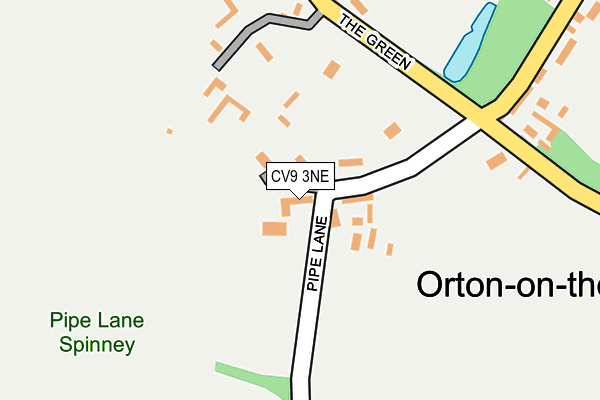 CV9 3NE map - OS OpenMap – Local (Ordnance Survey)