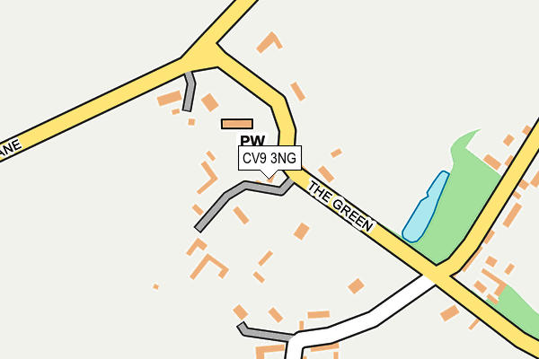 CV9 3NG map - OS OpenMap – Local (Ordnance Survey)
