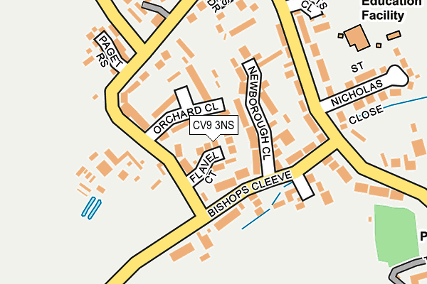 CV9 3NS map - OS OpenMap – Local (Ordnance Survey)