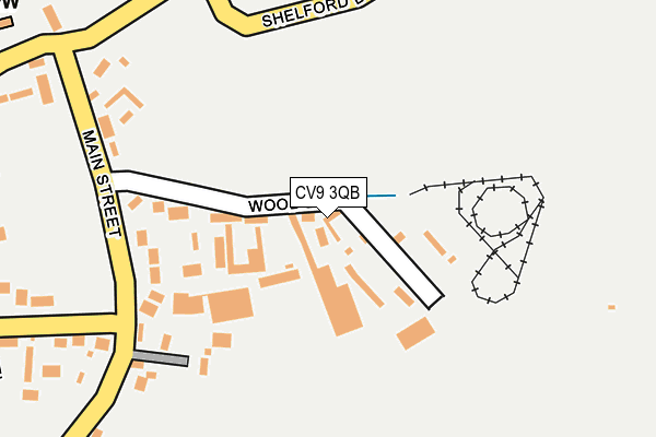 CV9 3QB map - OS OpenMap – Local (Ordnance Survey)