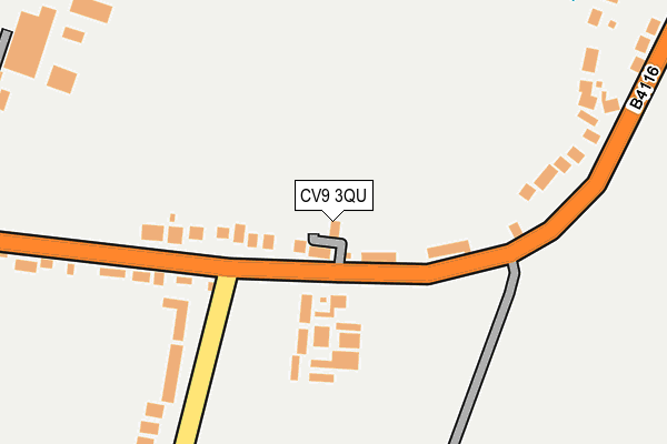 CV9 3QU map - OS OpenMap – Local (Ordnance Survey)