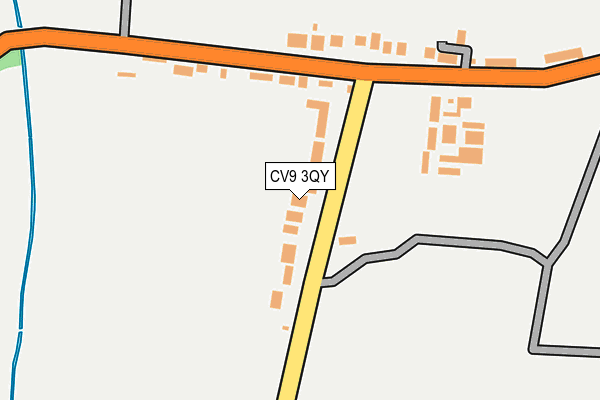 CV9 3QY map - OS OpenMap – Local (Ordnance Survey)