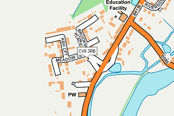 CV9 3RB map - OS OpenMap – Local (Ordnance Survey)
